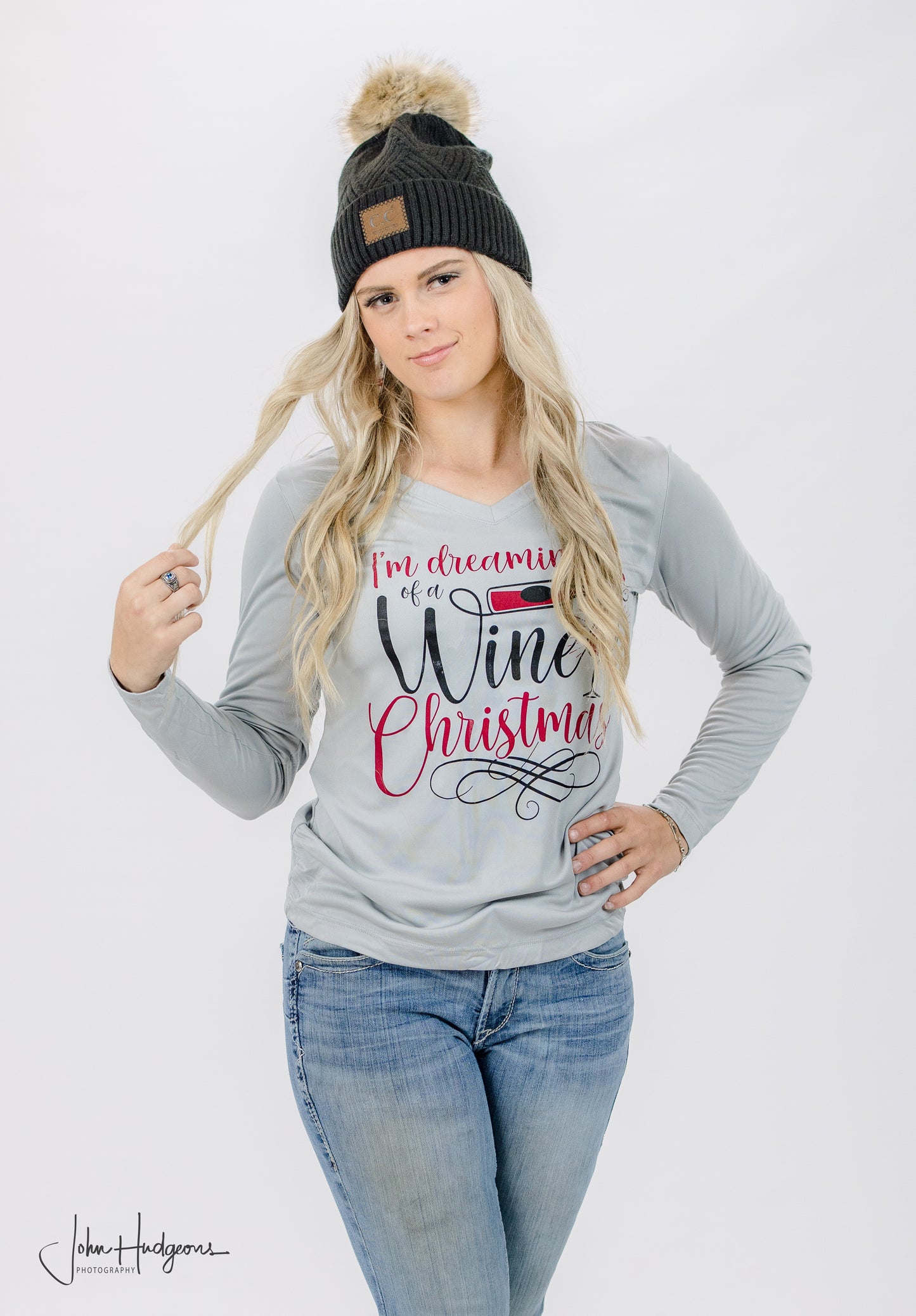 I'm Dreaming of a Wine Christmas - Ladies Christmas Top