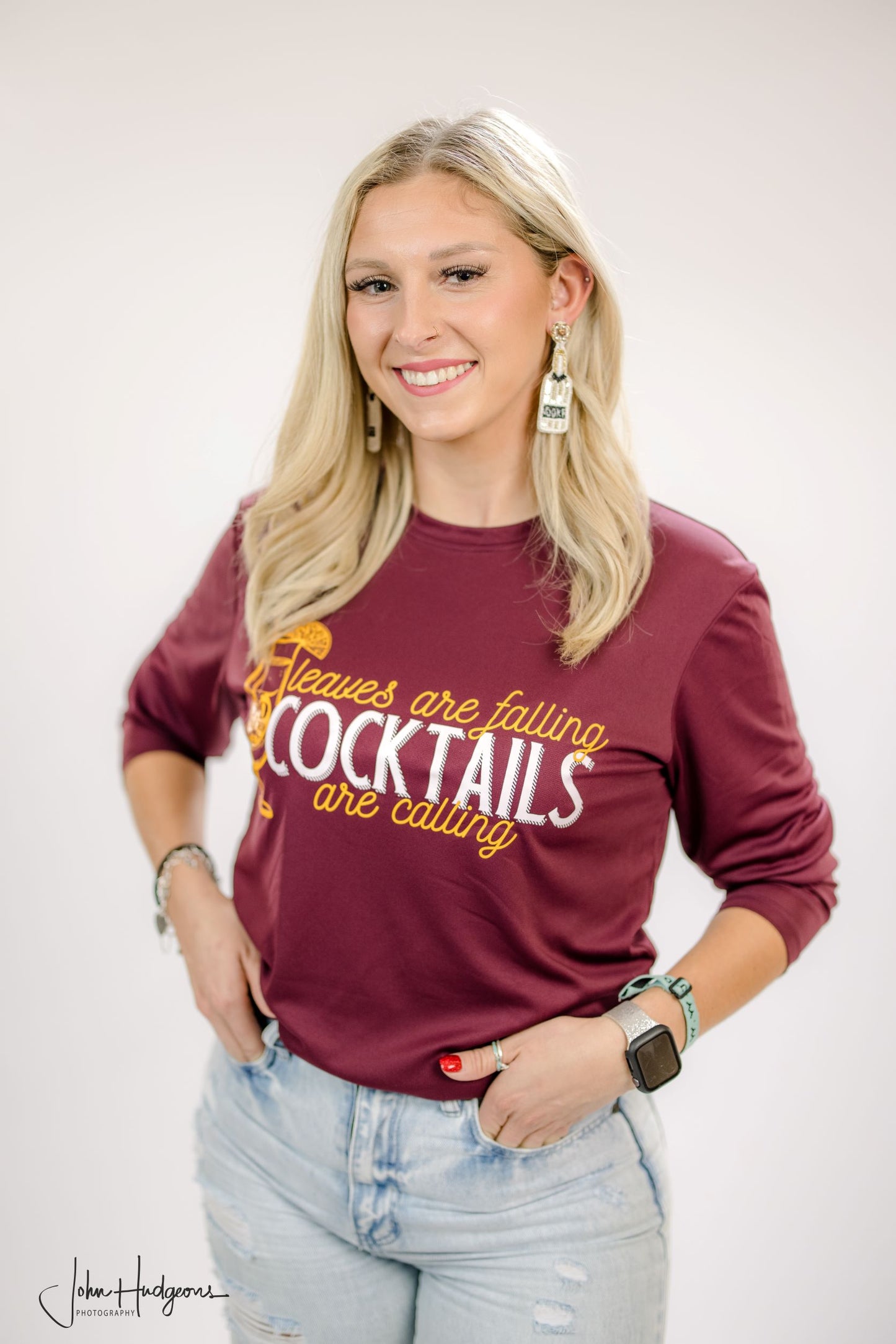 Leaves Are Falling Fall Top - Long Sleeve