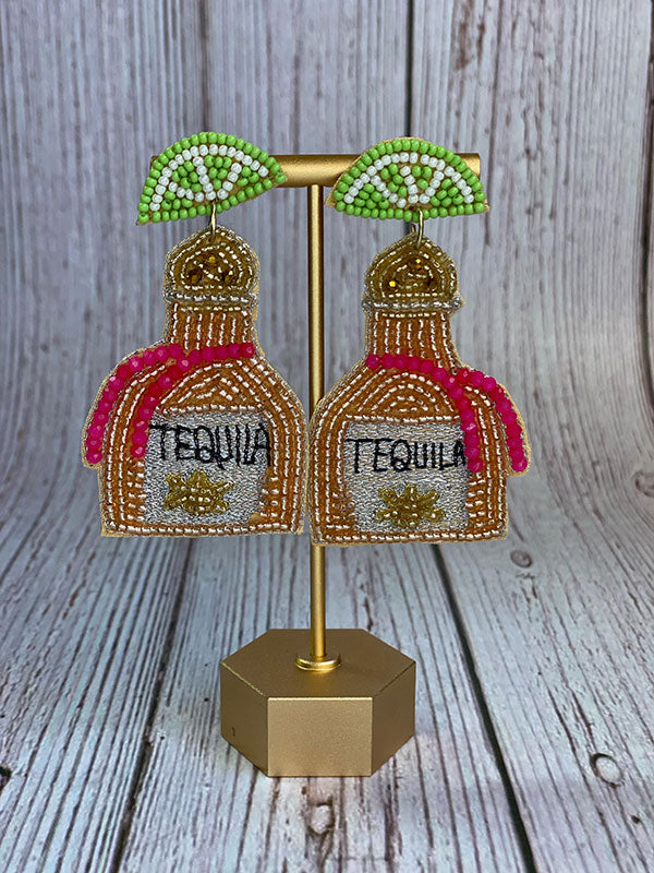 Pink Tequila Earrings